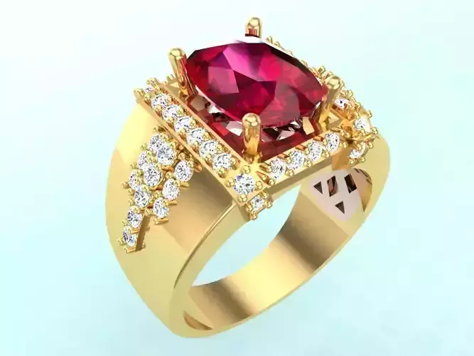 Oval Ring - Diamond Ring - N6384