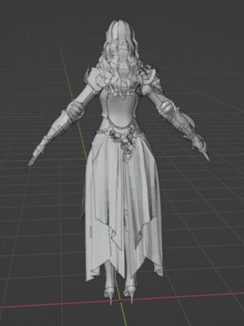 Nova Woman Character 3D model_33