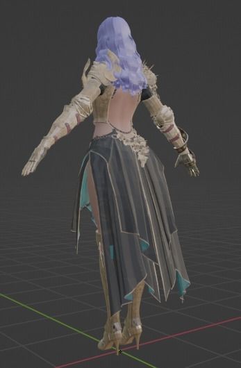 Nova Woman Character 3D model_19