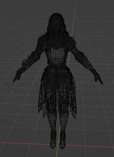Nova Woman Character 3D model_11