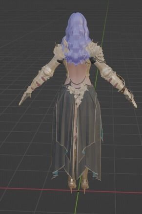 Nova Woman Character 3D model_22