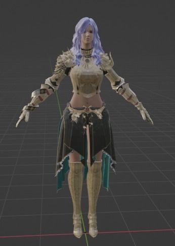 Nova Woman Character 3D model_15