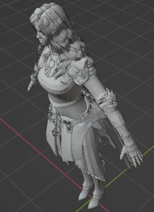 Nova Woman Character 3D model_31