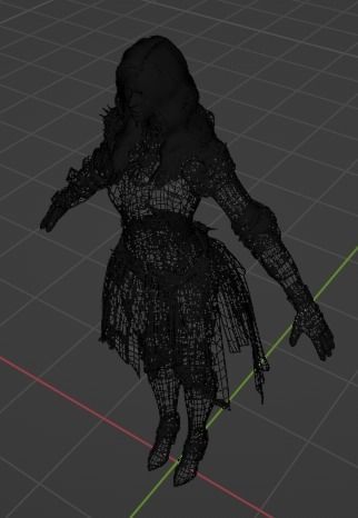 Nova Woman Character 3D model_24