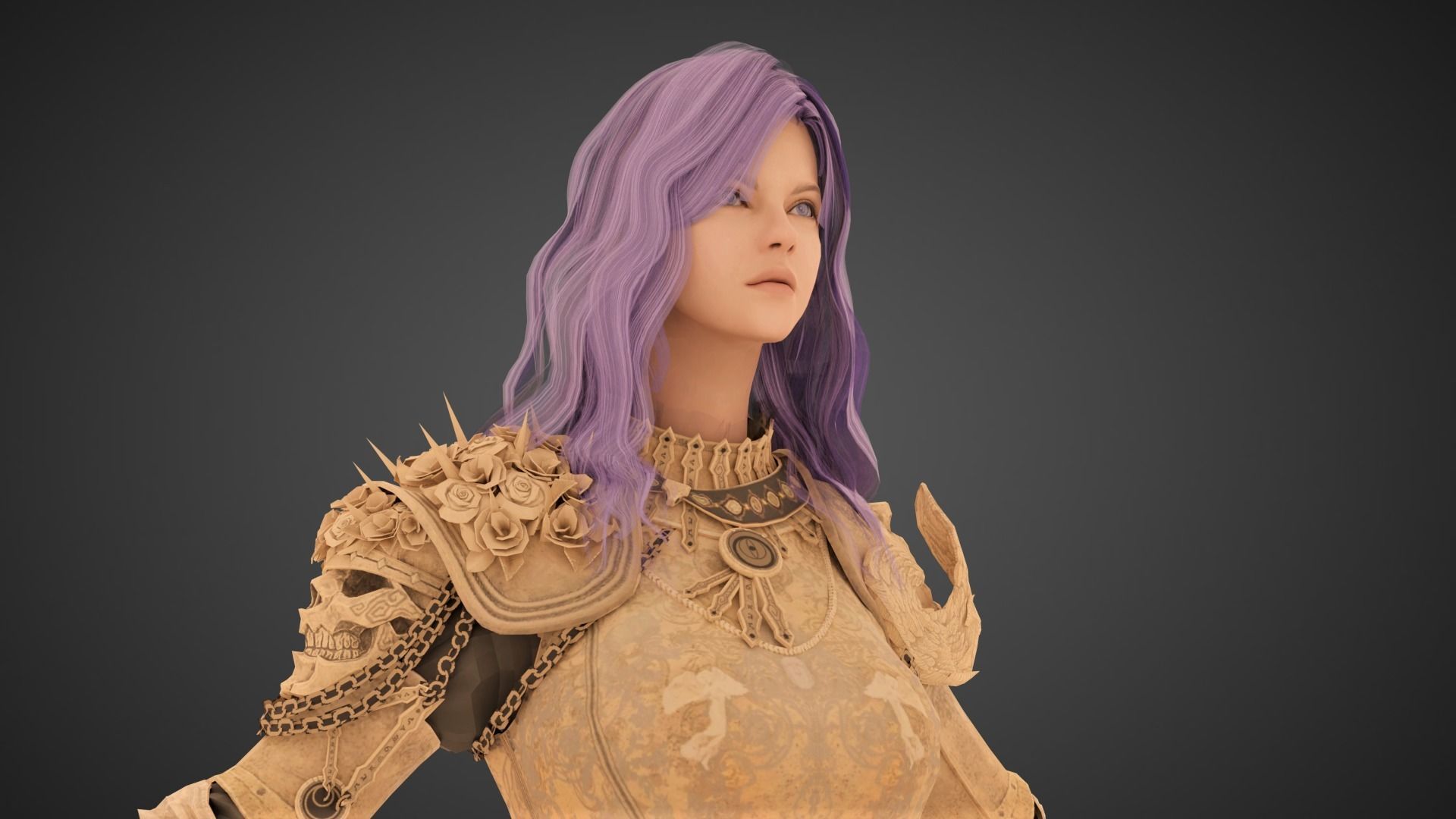 Nova Woman Character 3D model_1