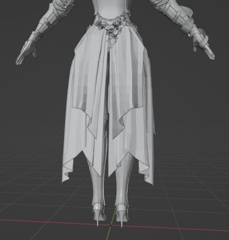 Nova Woman Character 3D model_27
