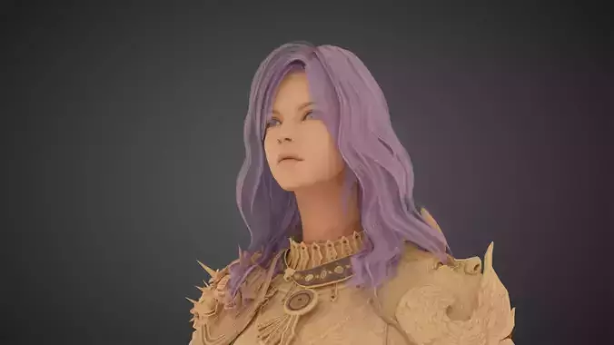Nova Woman Character 3D model
