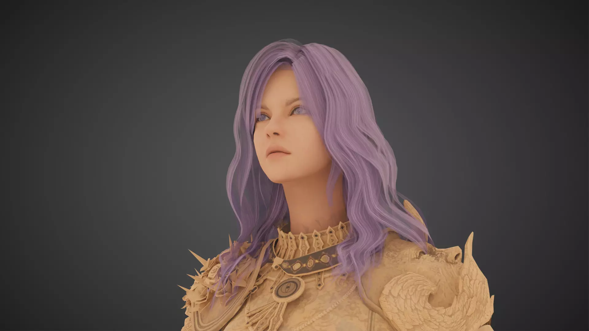 Nova Woman Character 3D model_0