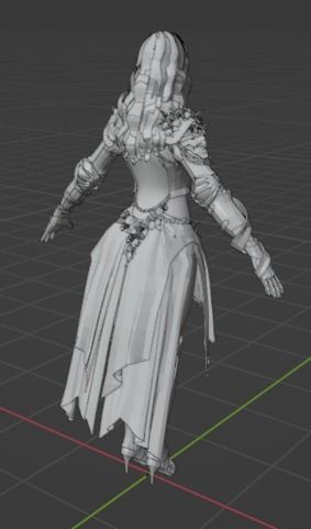 Nova Woman Character 3D model_13