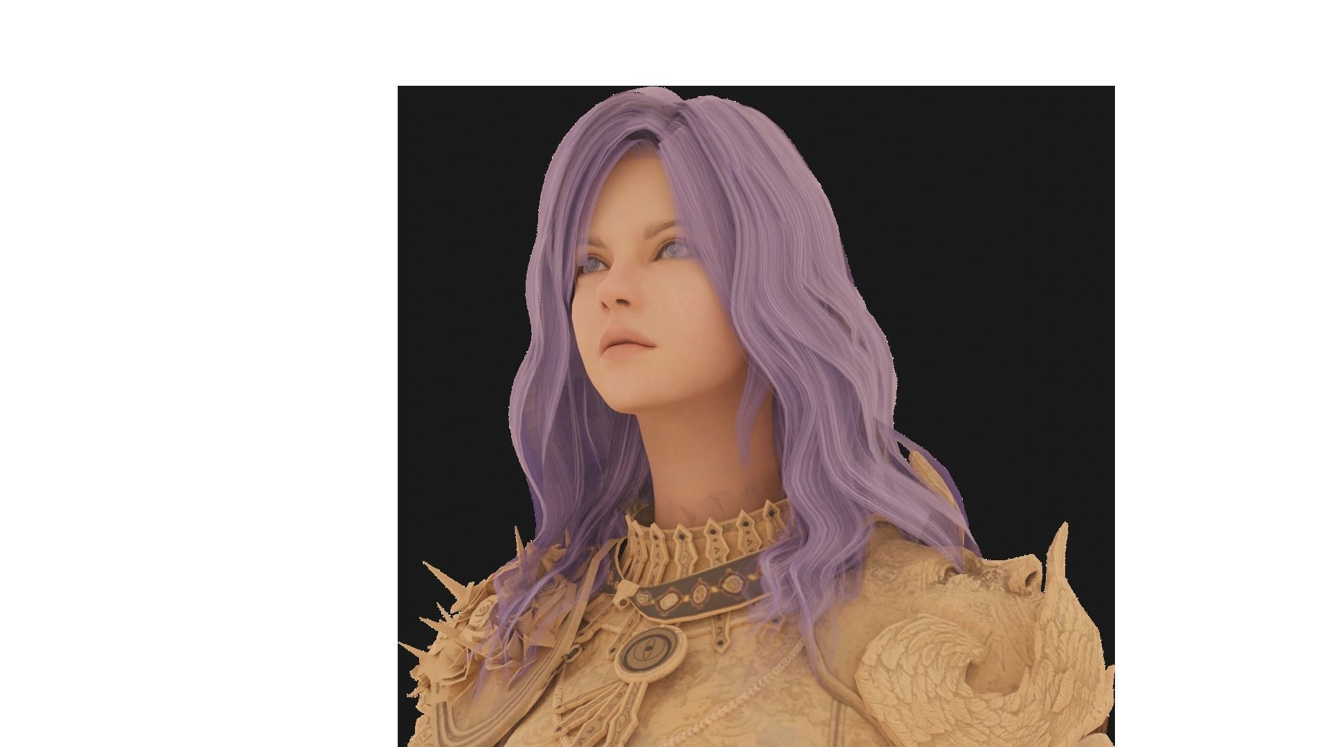 Nova Woman Character 3D model_3