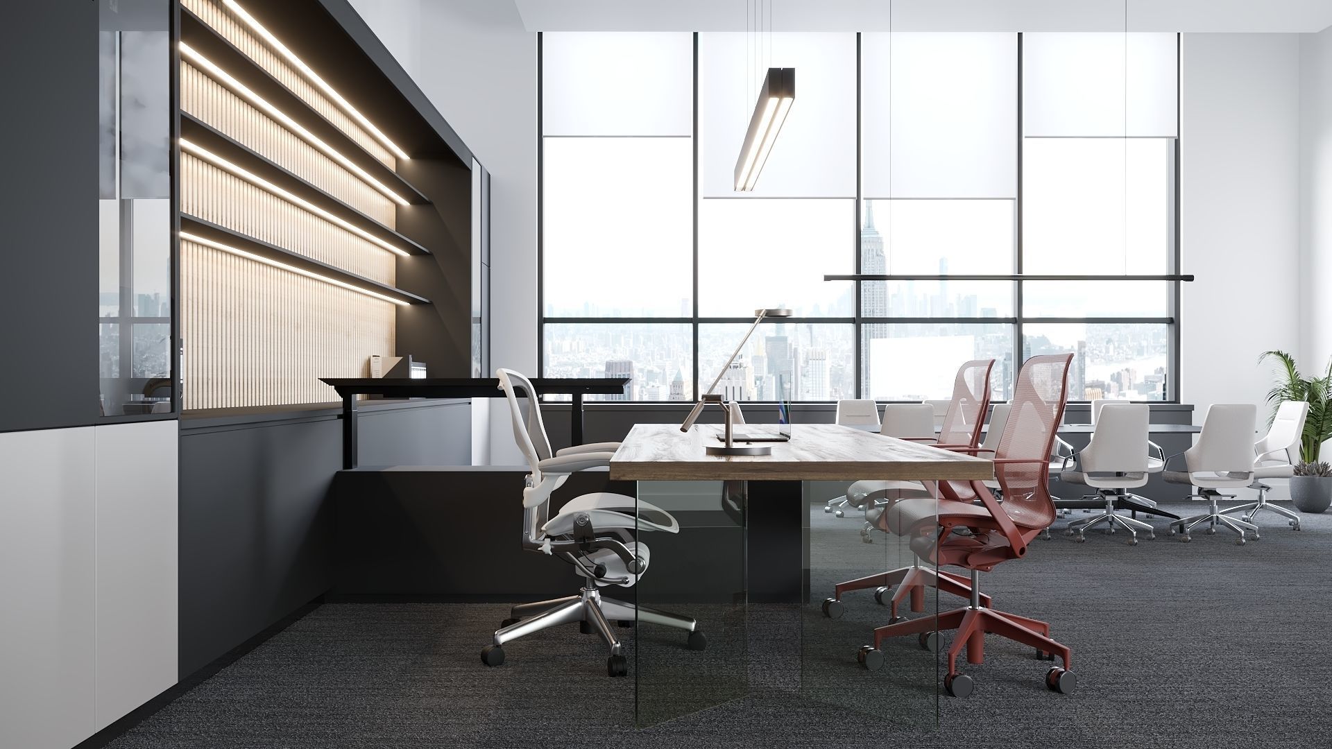 ProVis3D 021 - Modern Office Meeting 3D model_2