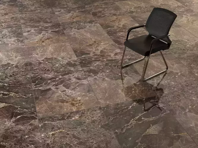 T3D Marble Stone Black 1 Gloss Tile 1000 x 800 mm Texture Map