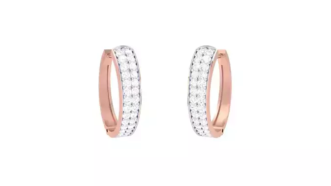 Women Earrings 3dm STL OBJ FBX Renders Details 3D print model