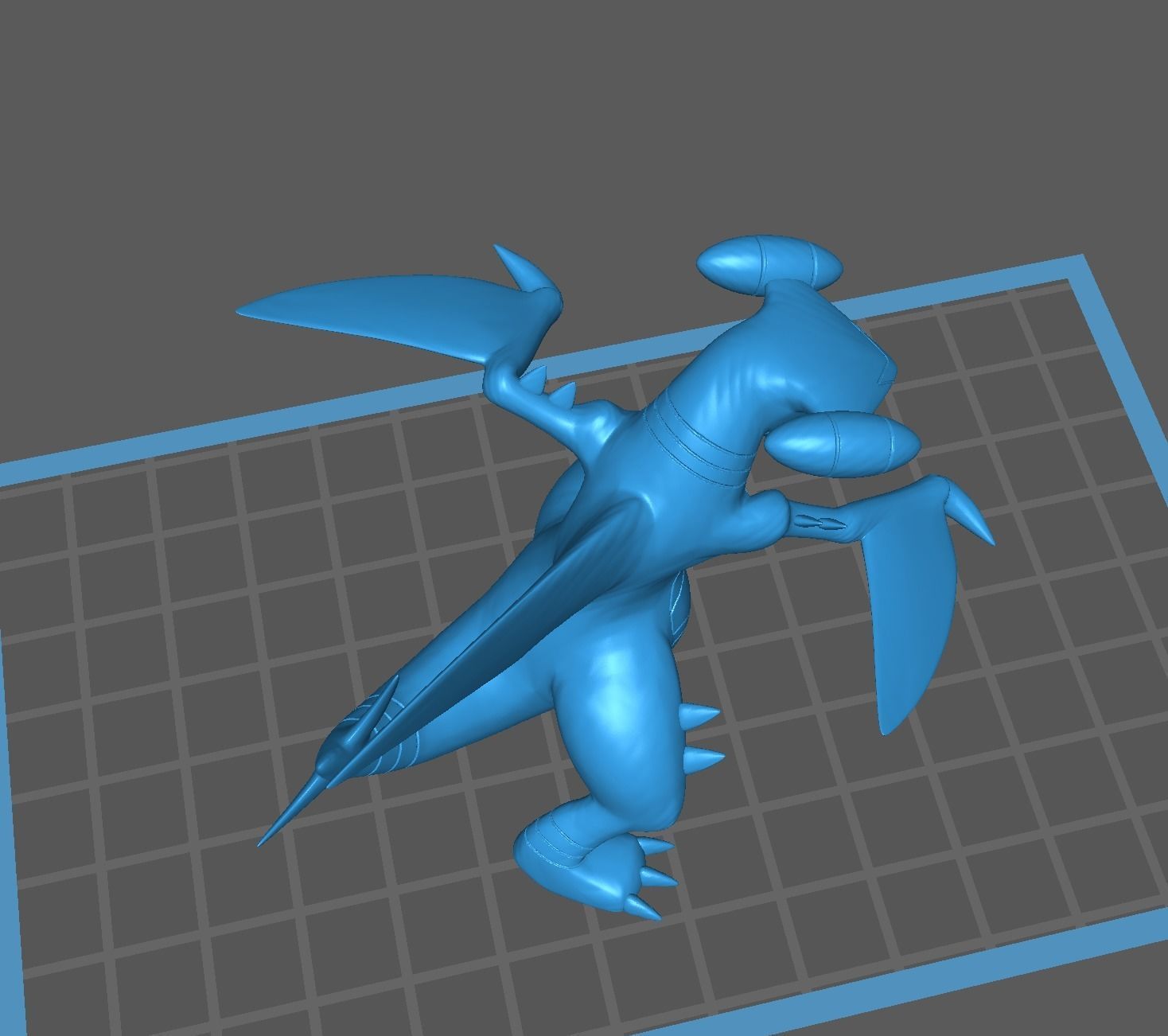Garchomp pokemon 3D print model 3D print model_13