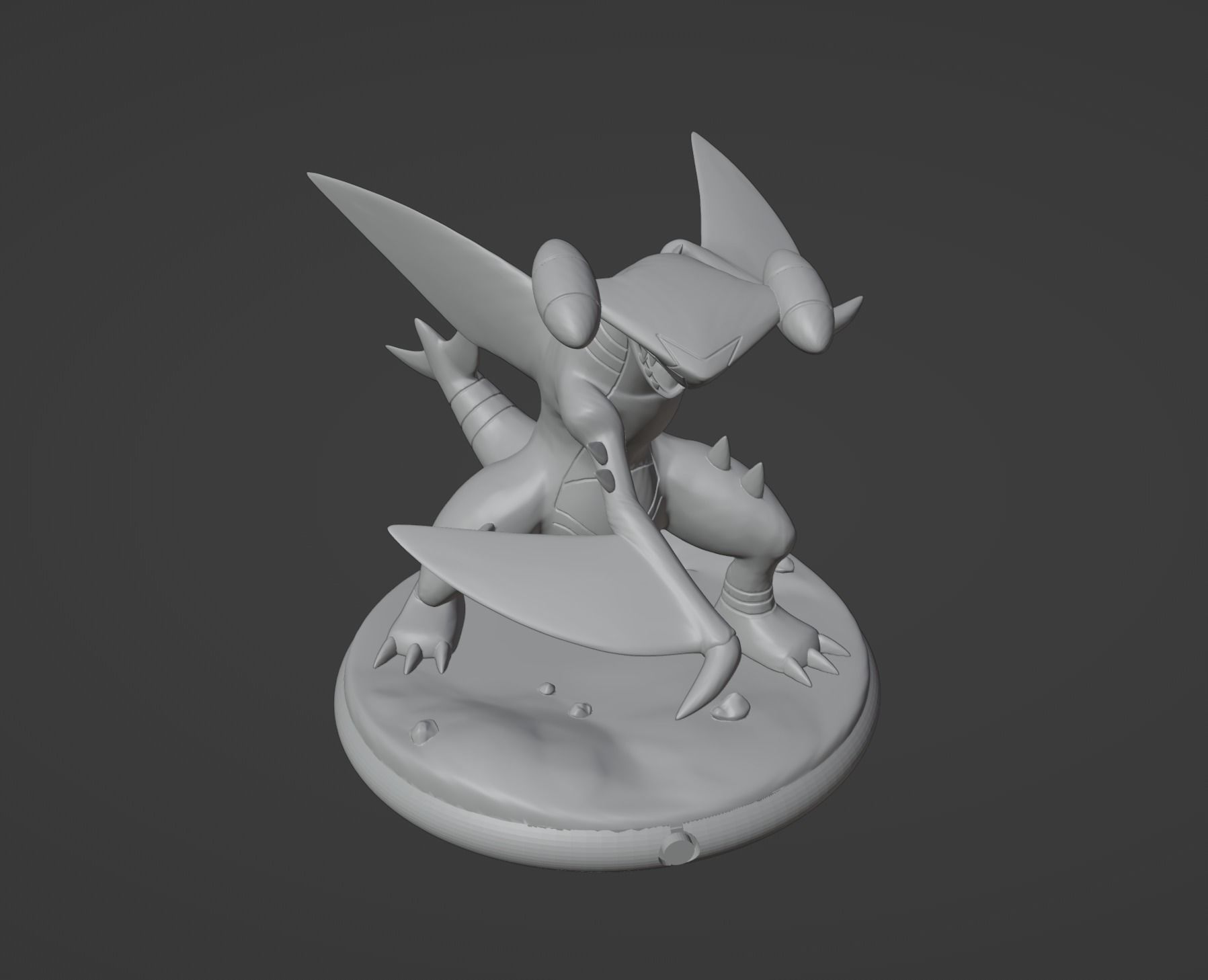 Garchomp pokemon 3D print model 3D print model_6
