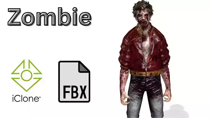 Zombie  3D Model Character 