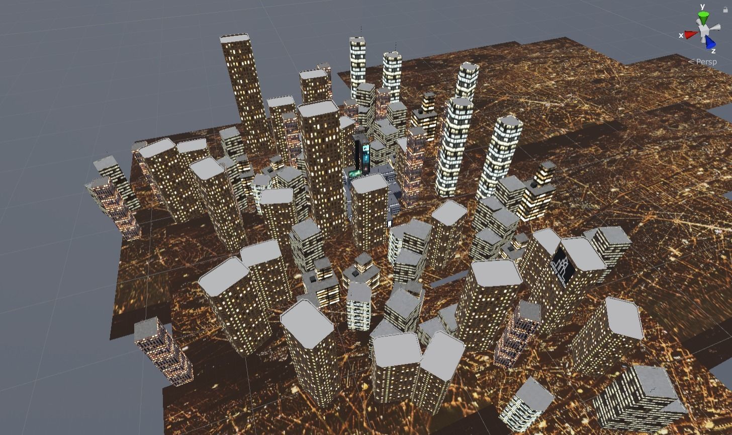 World for VRC City 3D model_4