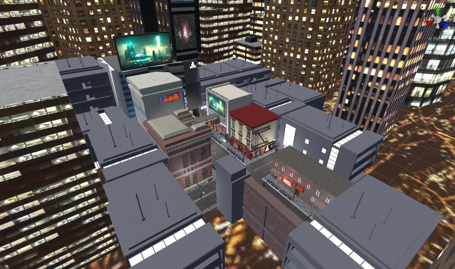 World for VRC City 3D model_3