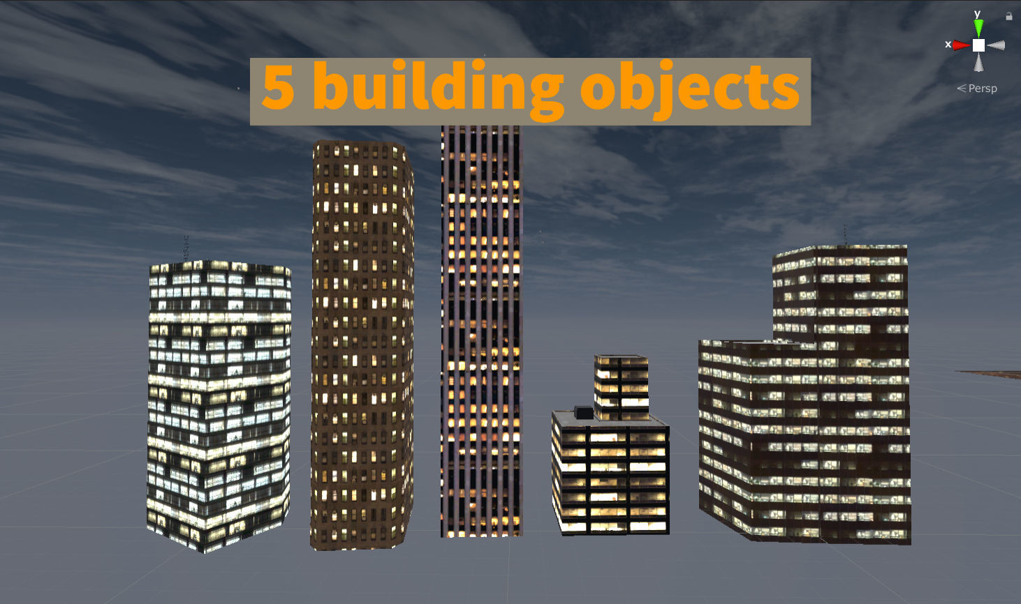 World for VRC City 3D model_6