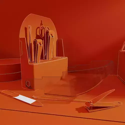 The Manicure Set utensil holder - utensil holder