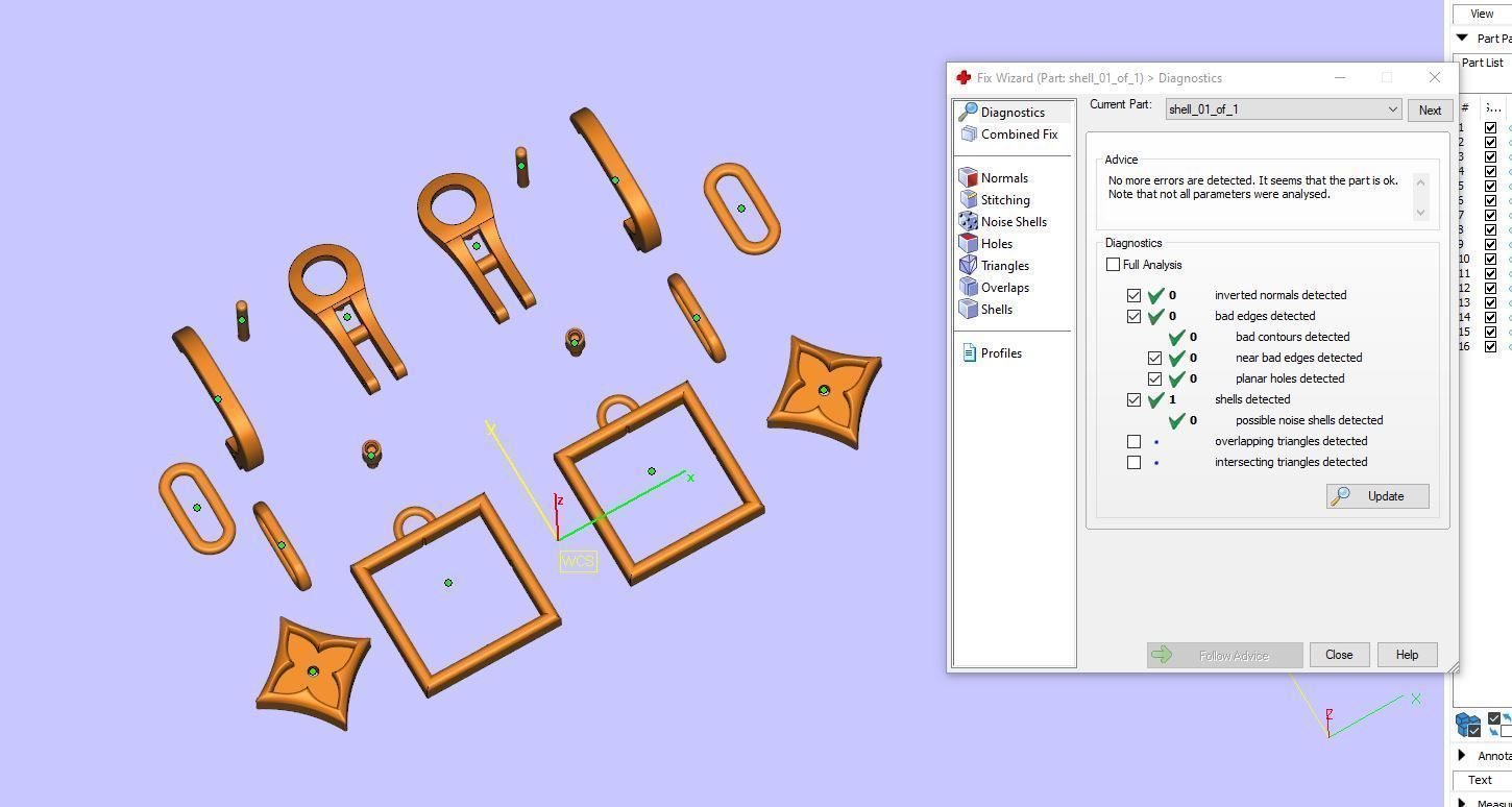 Louis Vuitton Earrings 3D print model_4