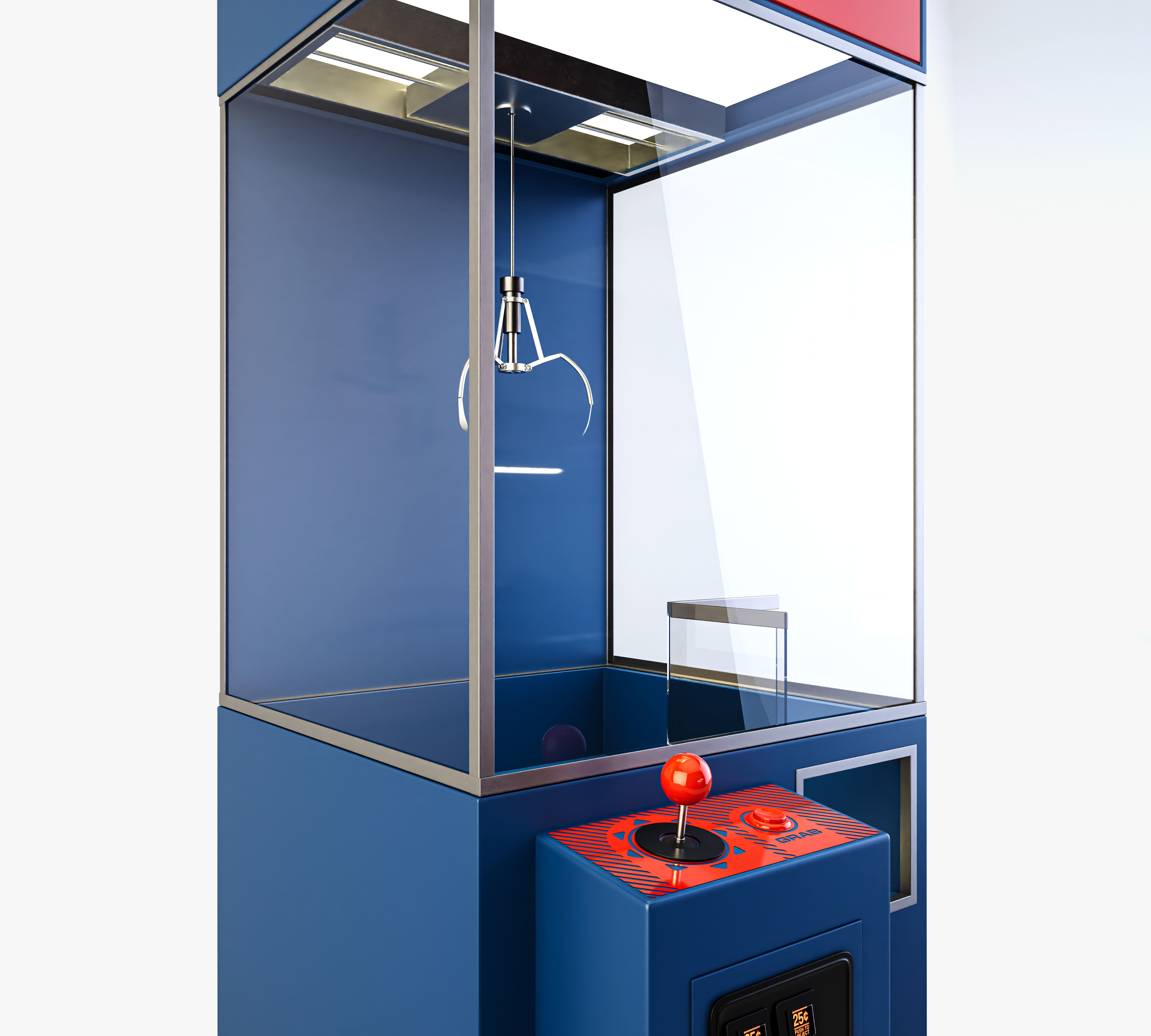 Arcade Claw Grabber Machine 3D model_13