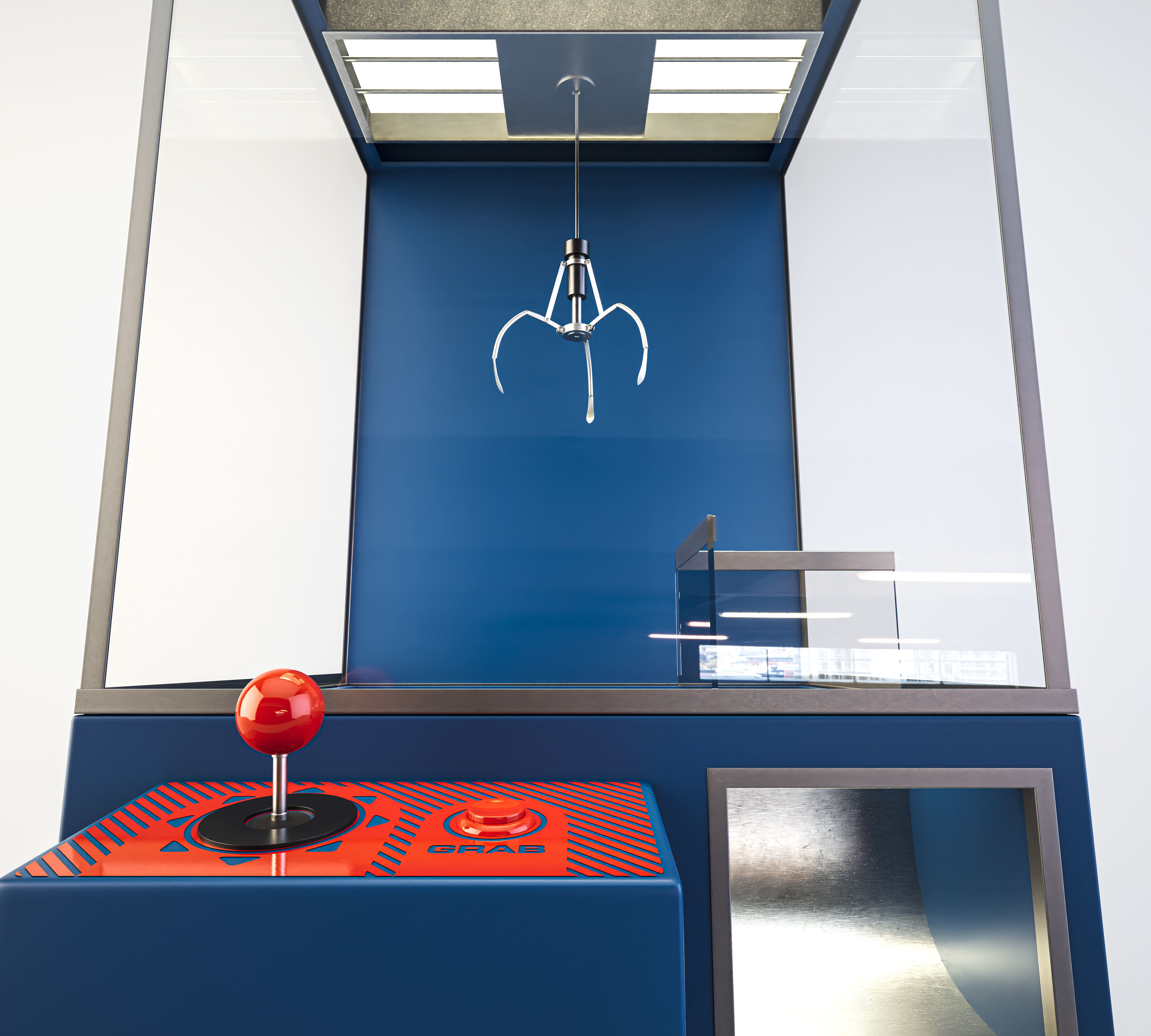 Arcade Claw Grabber Machine 3D model_12