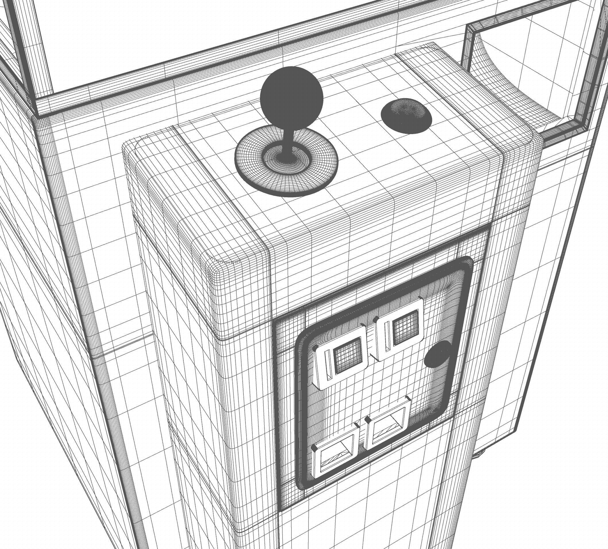 Arcade Claw Grabber Machine 3D model_19