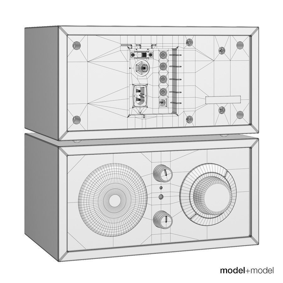 Tivoli audio Model One radio 3D model_7