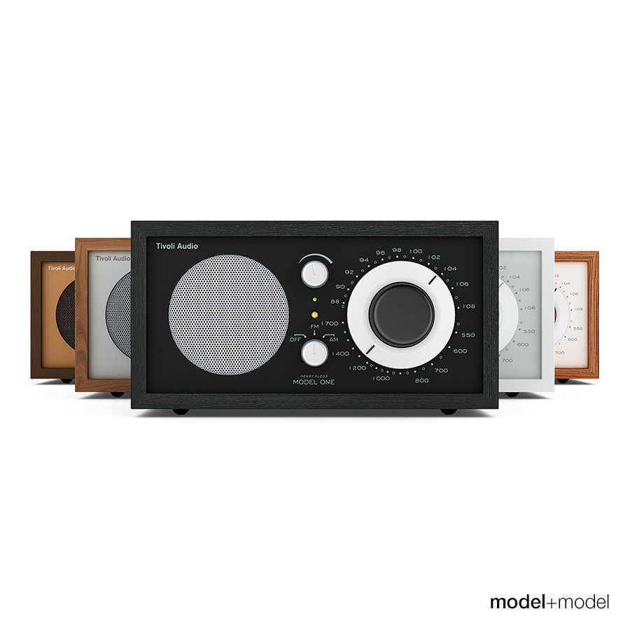 Tivoli audio Model One radio 3D model_2