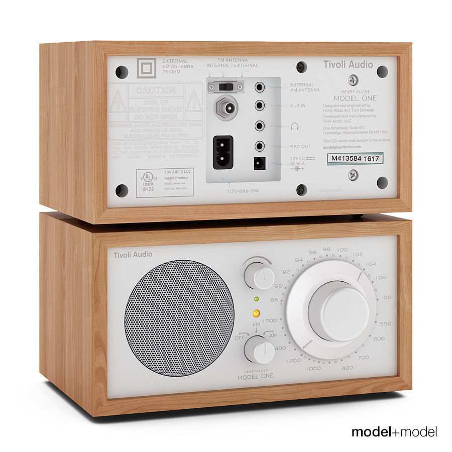 Tivoli audio Model One radio 3D model_3