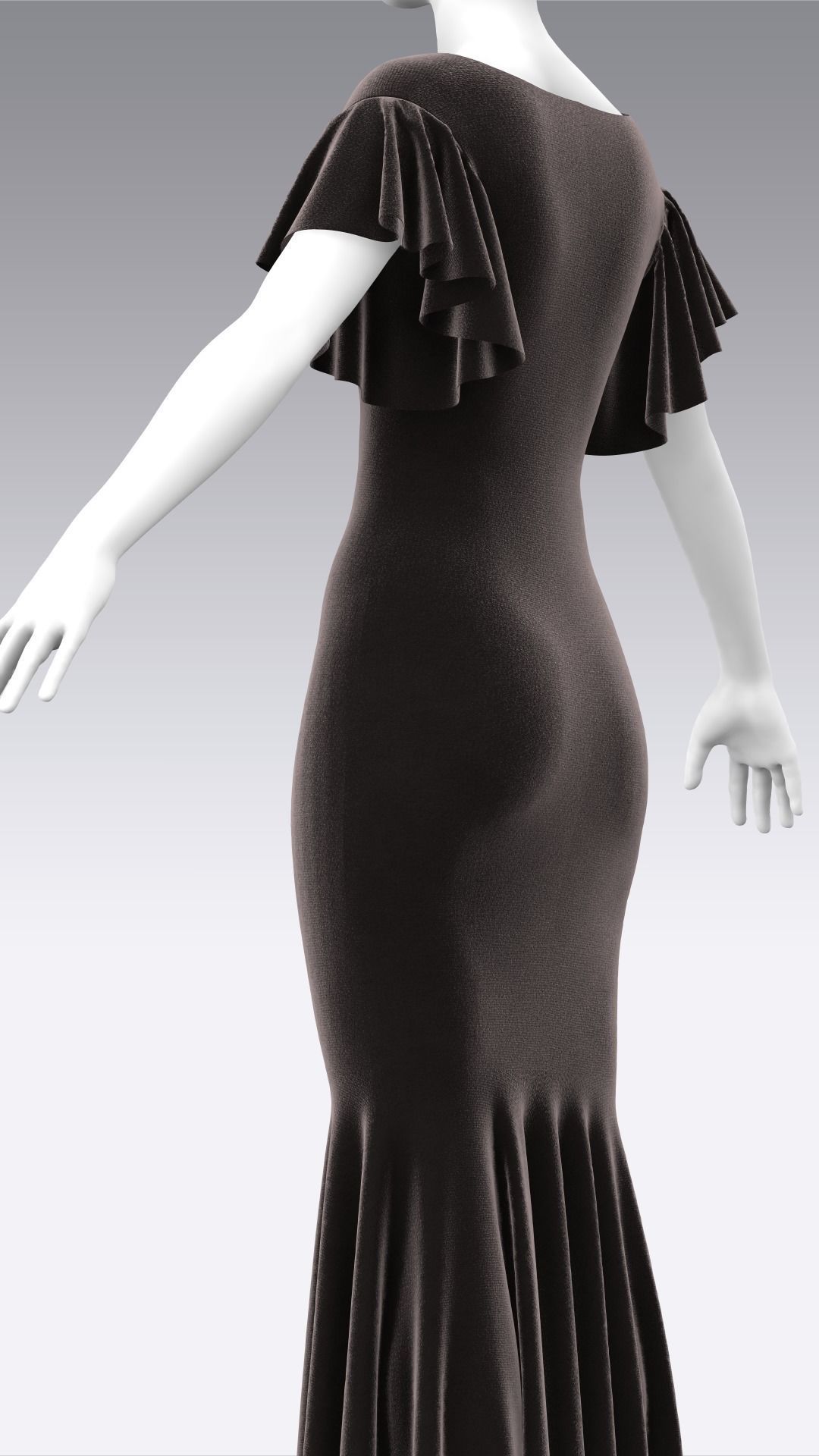 Dress Outfits MD CLO 3D ZPRJ ZPAC project files 3D model_38
