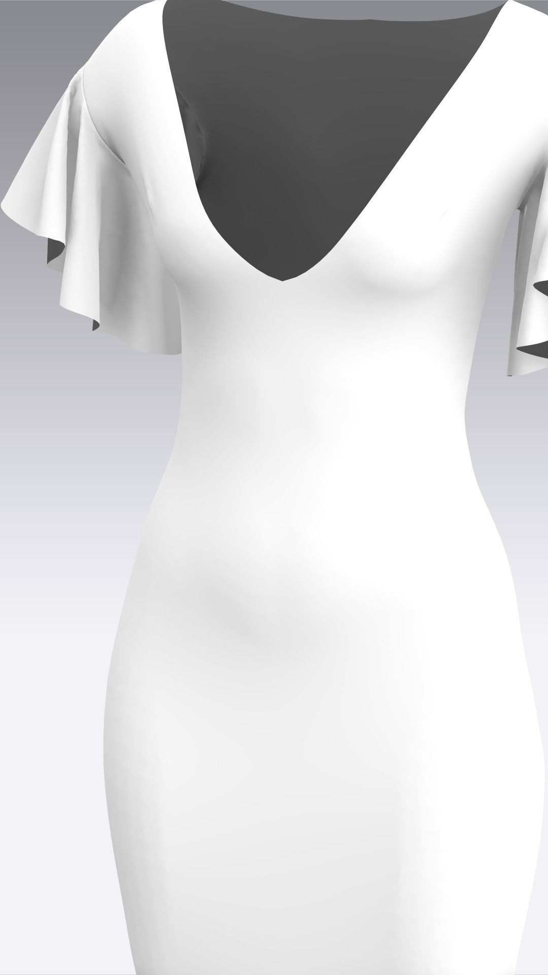Dress Outfits MD CLO 3D ZPRJ ZPAC project files 3D model_13