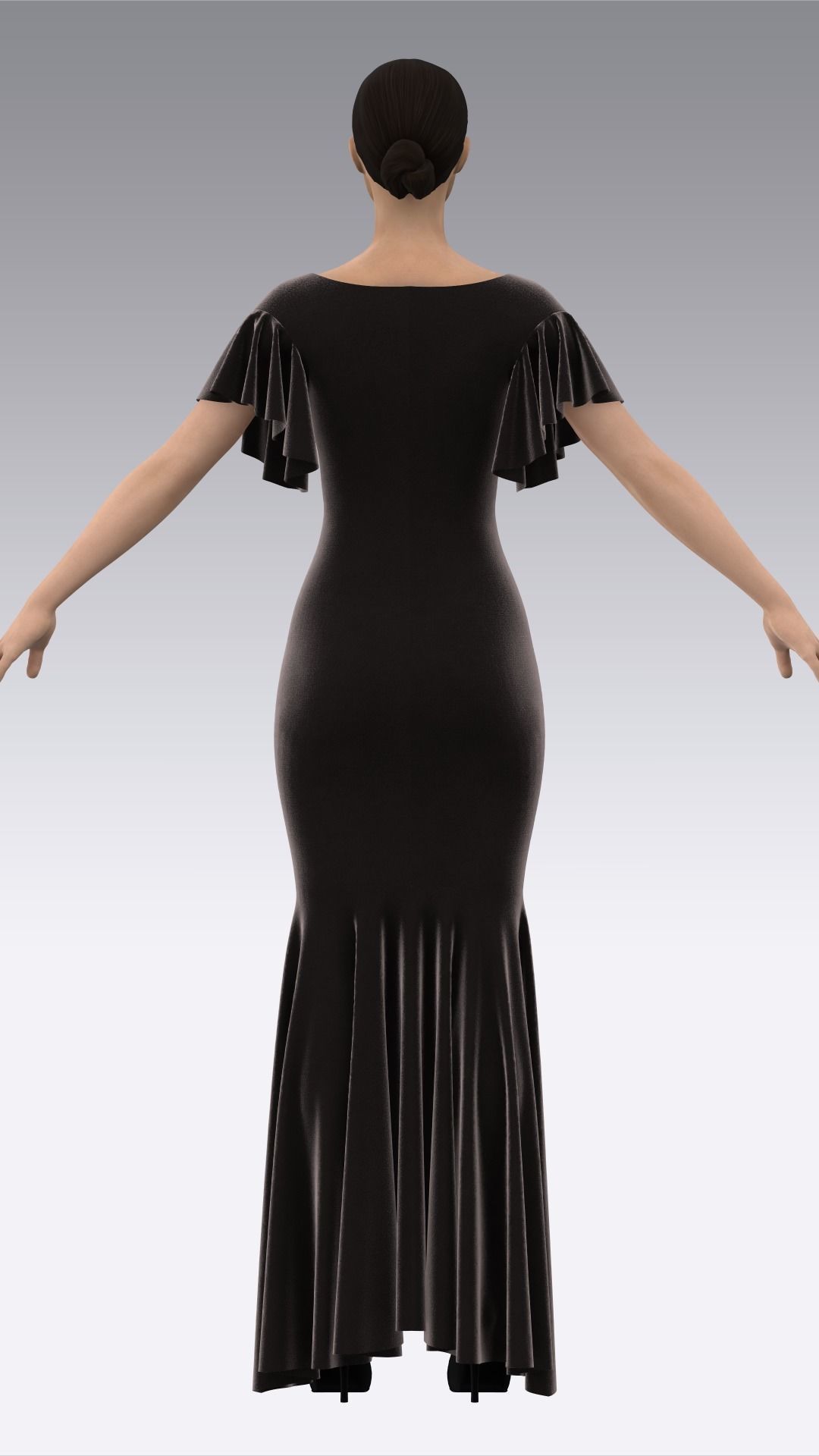 Dress Outfits MD CLO 3D ZPRJ ZPAC project files 3D model_23