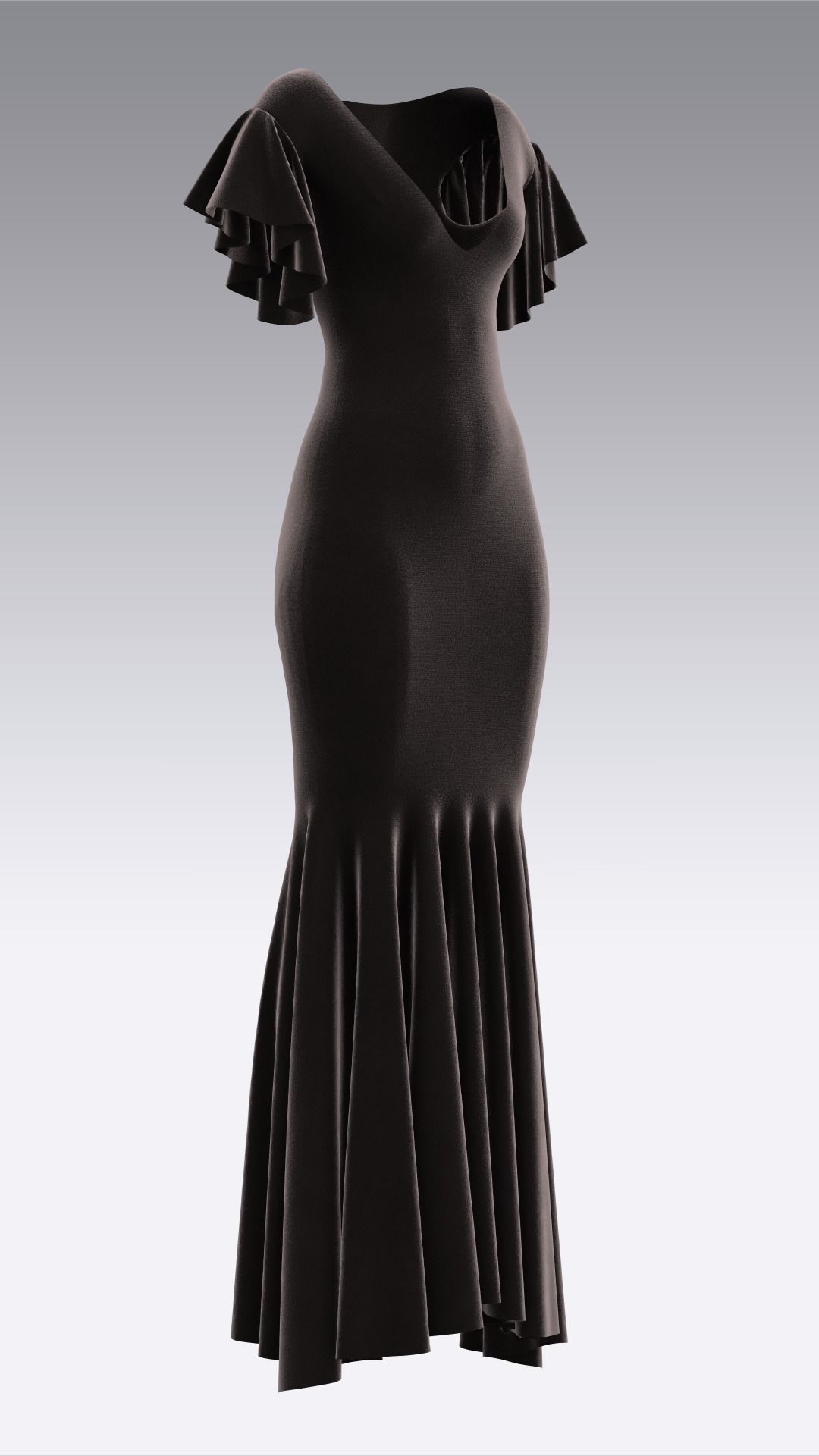 Dress Outfits MD CLO 3D ZPRJ ZPAC project files 3D model_35