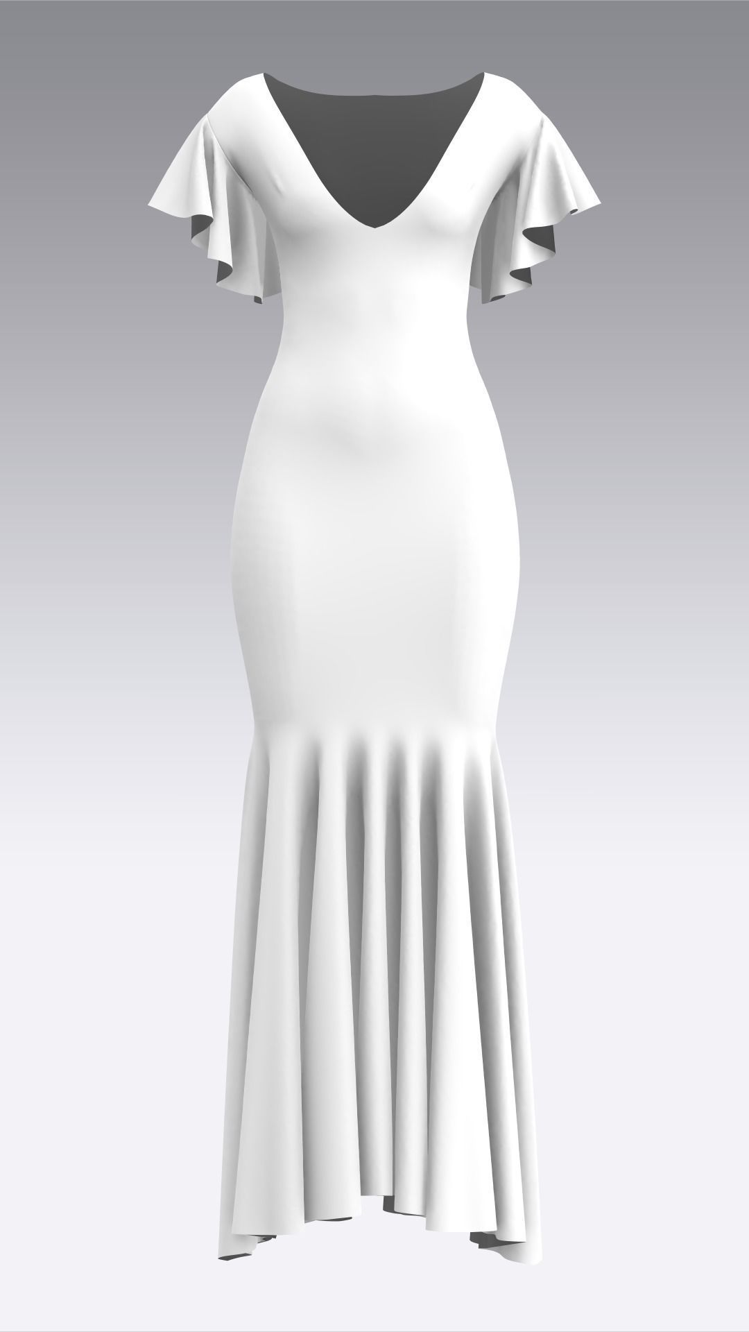 Dress Outfits MD CLO 3D ZPRJ ZPAC project files 3D model_18