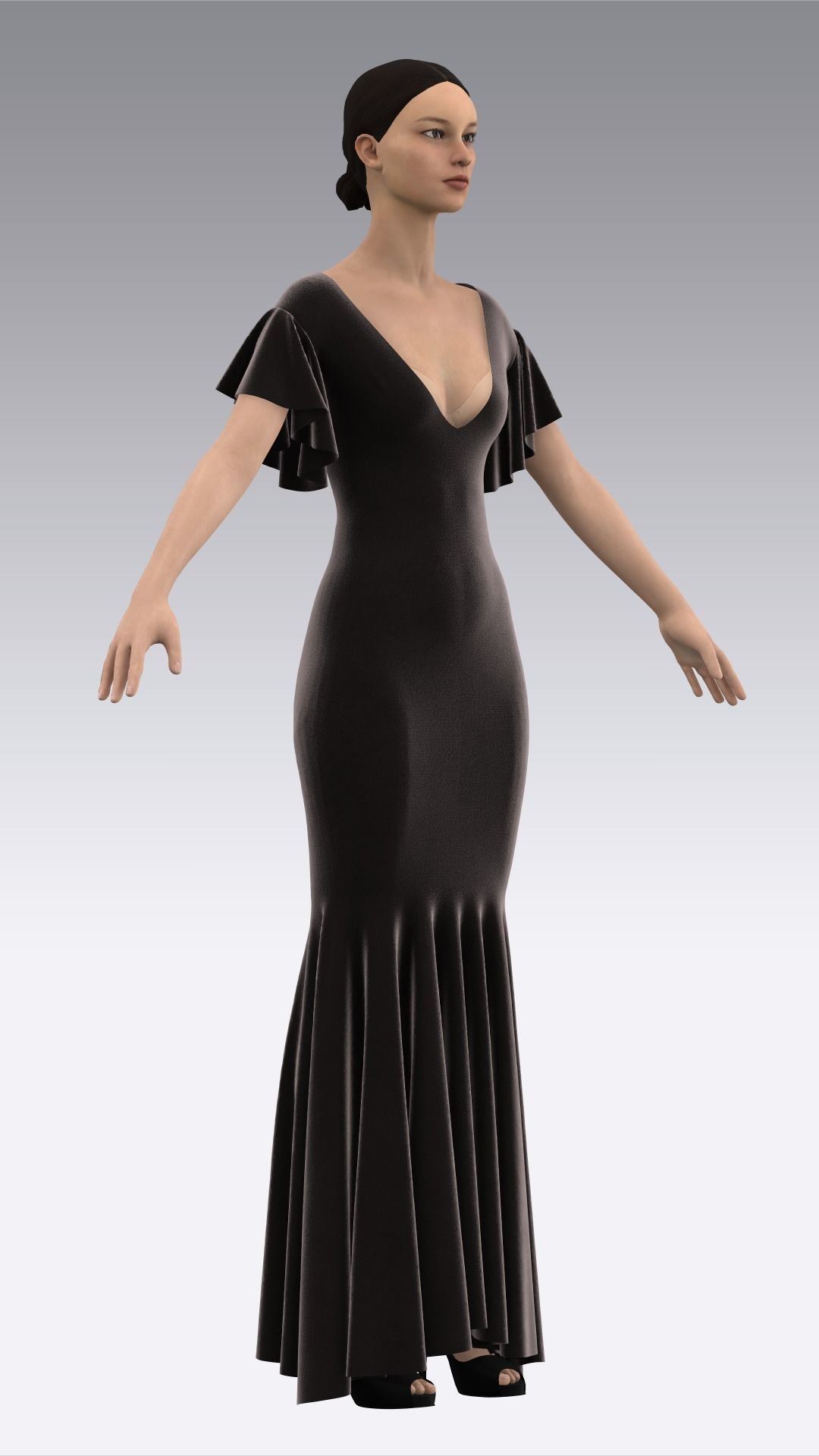 Dress Outfits MD CLO 3D ZPRJ ZPAC project files 3D model_16