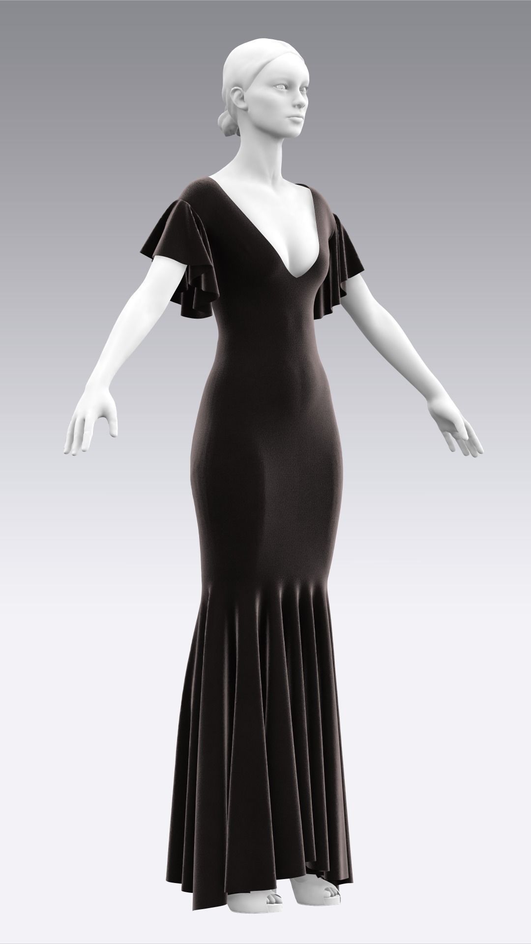 Dress Outfits MD CLO 3D ZPRJ ZPAC project files 3D model_31