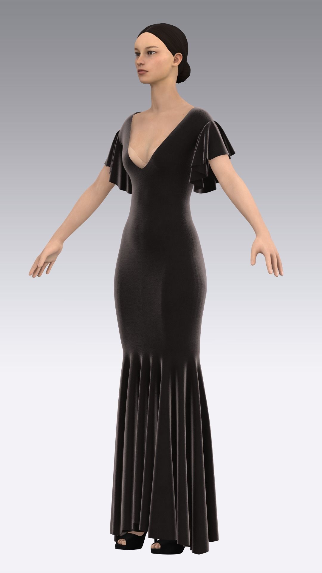 Dress Outfits MD CLO 3D ZPRJ ZPAC project files 3D model_24