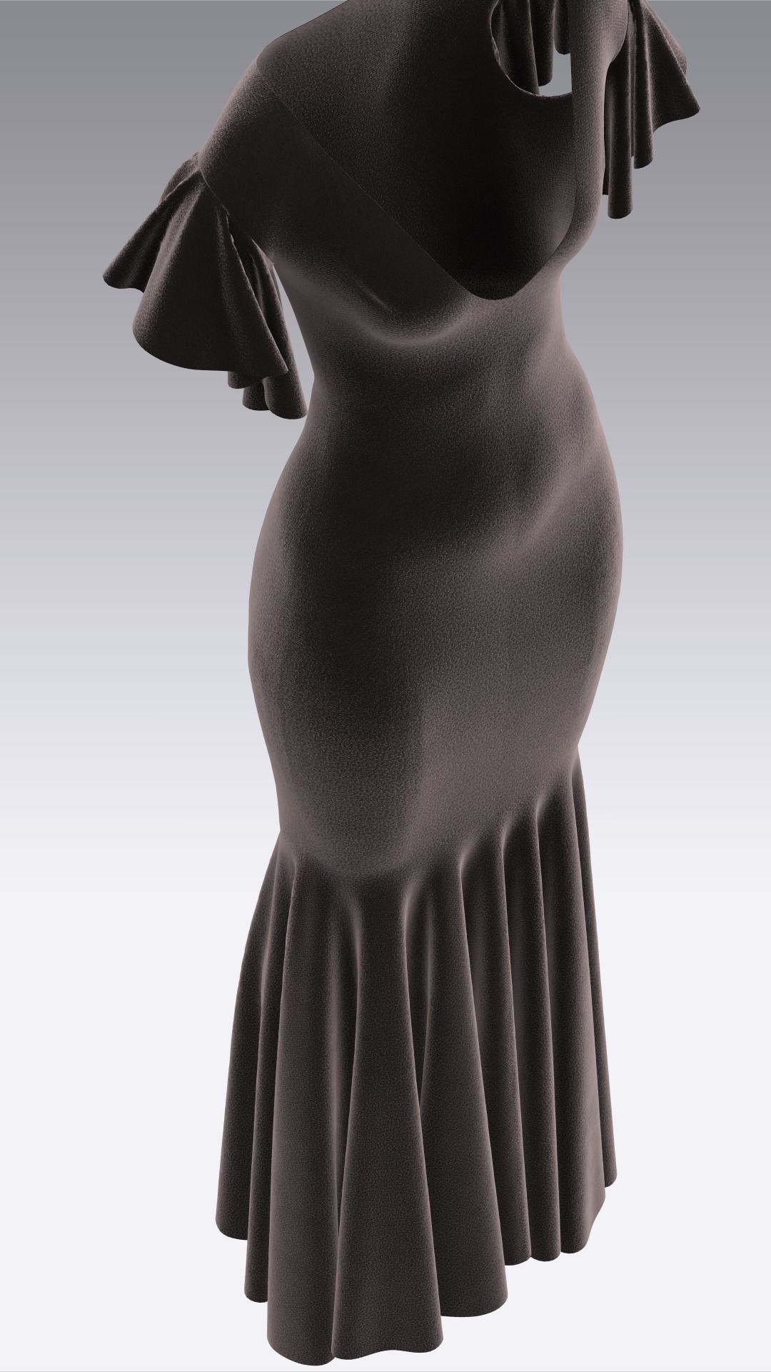 Dress Outfits MD CLO 3D ZPRJ ZPAC project files 3D model_43