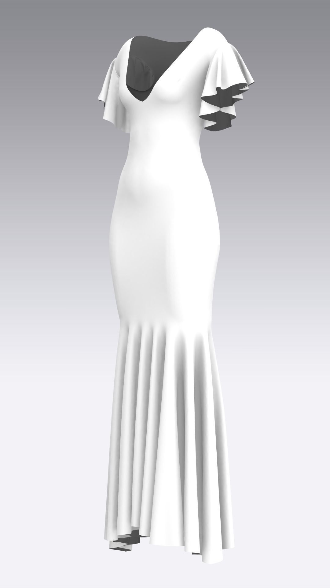 Dress Outfits MD CLO 3D ZPRJ ZPAC project files 3D model_10