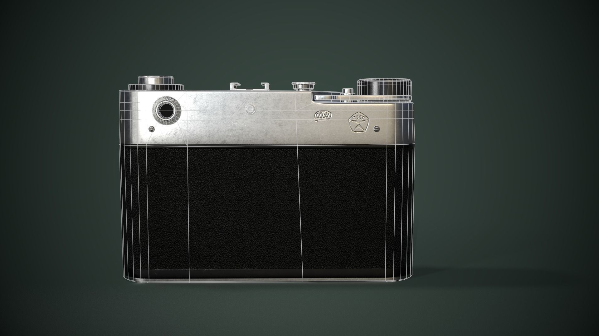 camera Fed 5b Low-poly 3D model_4