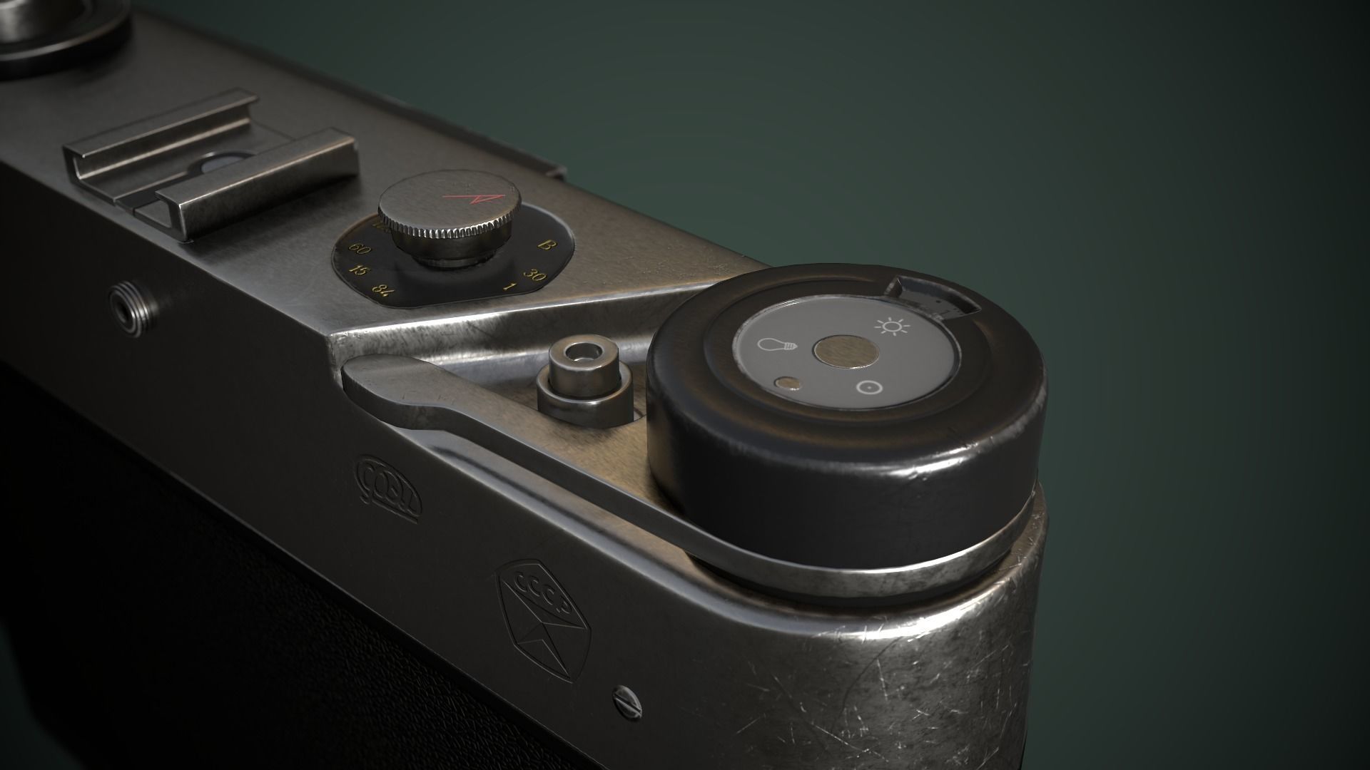 camera Fed 5b Low-poly 3D model_2