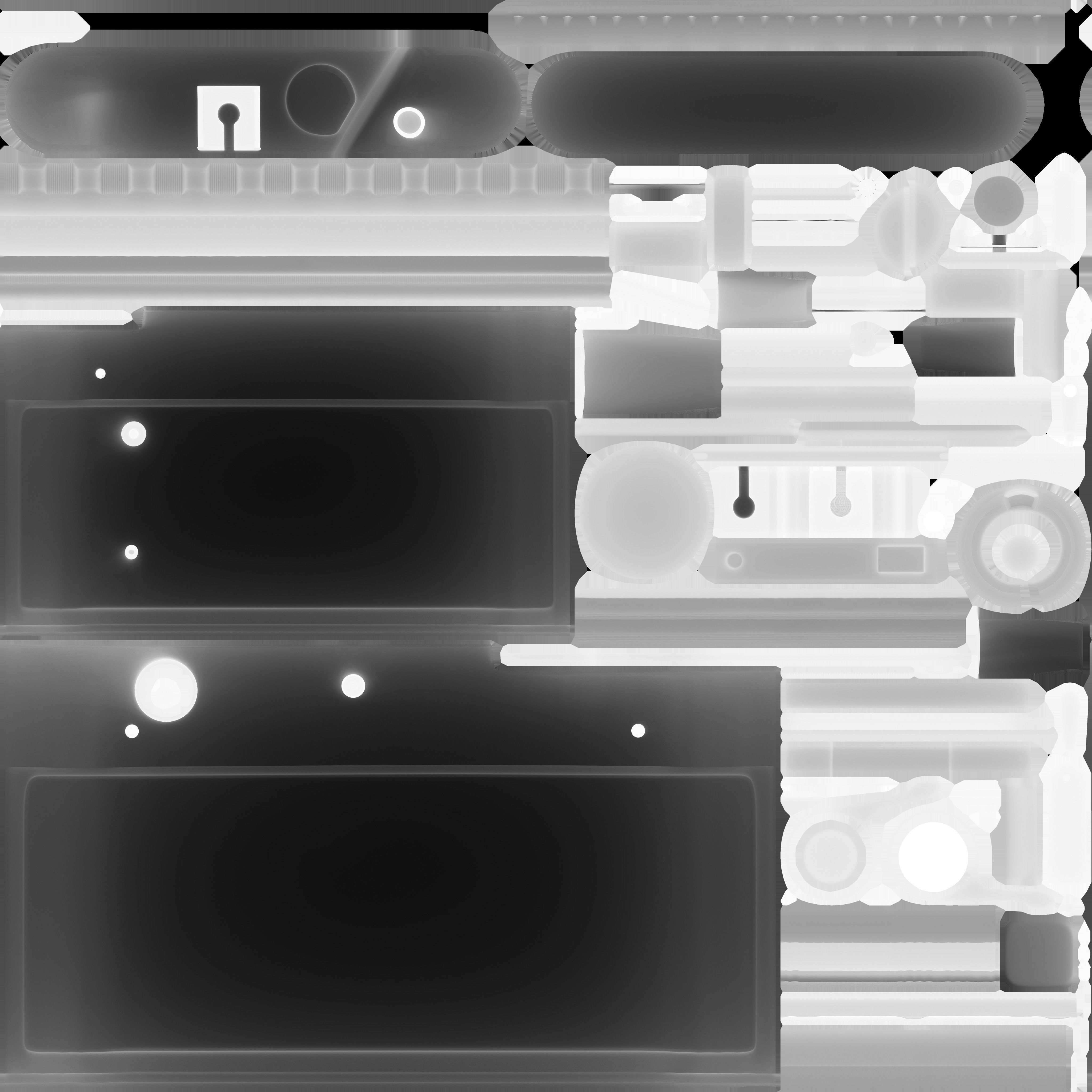 camera Fed 5b Low-poly 3D model_13