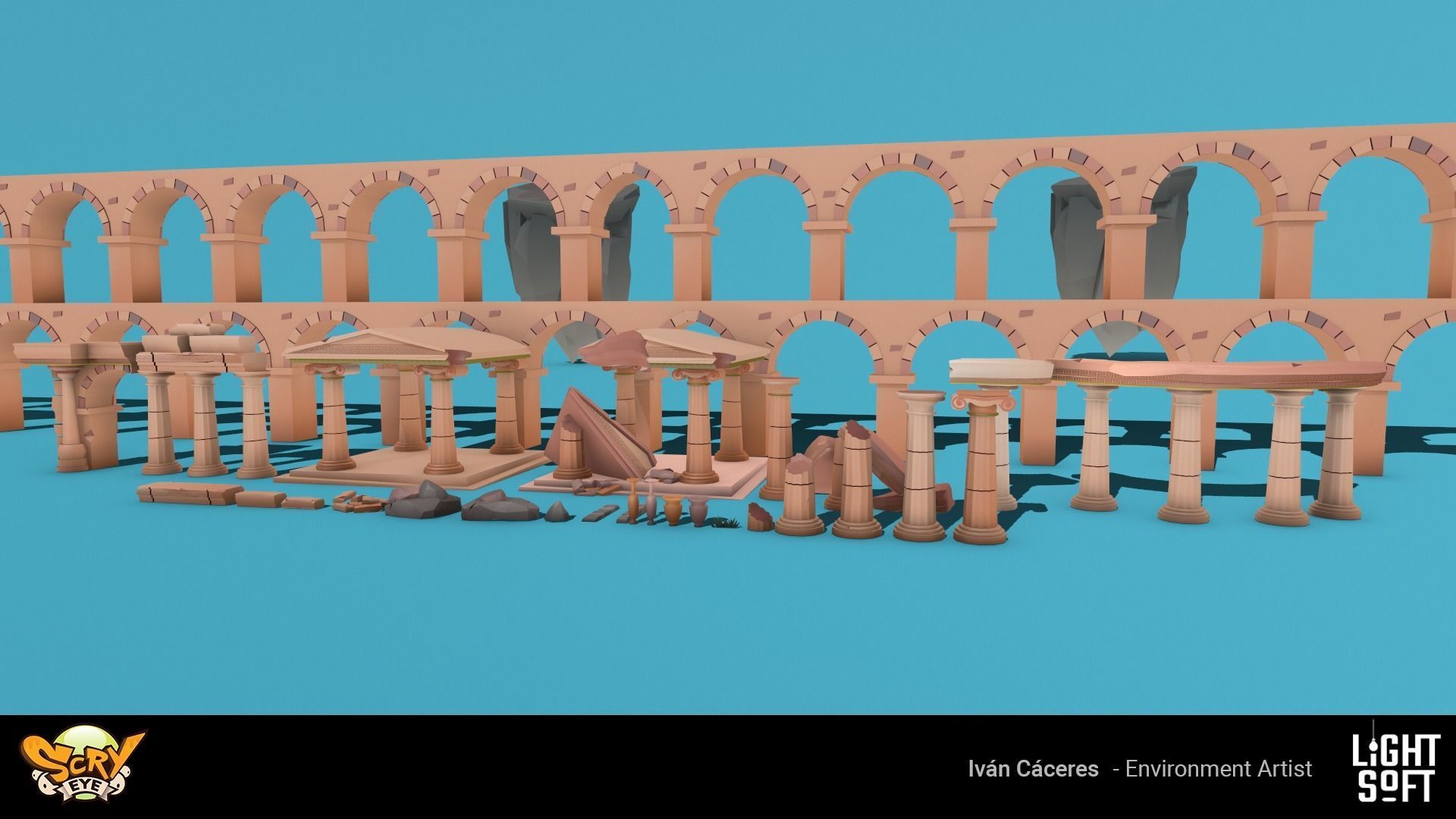 LowPoly Environment Mega Pack Low-poly 3D model_8