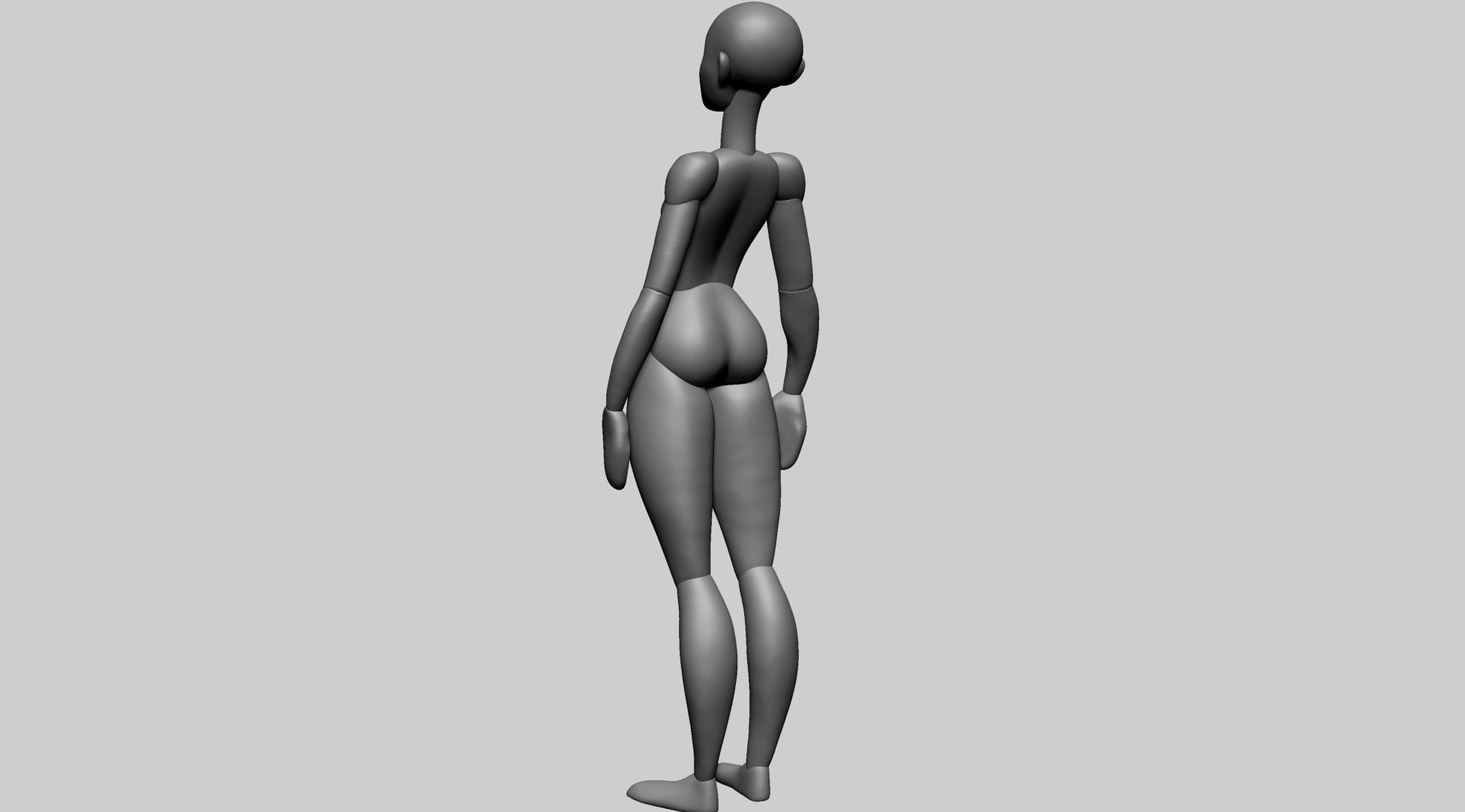 Base Cartoon Model 3D model_5