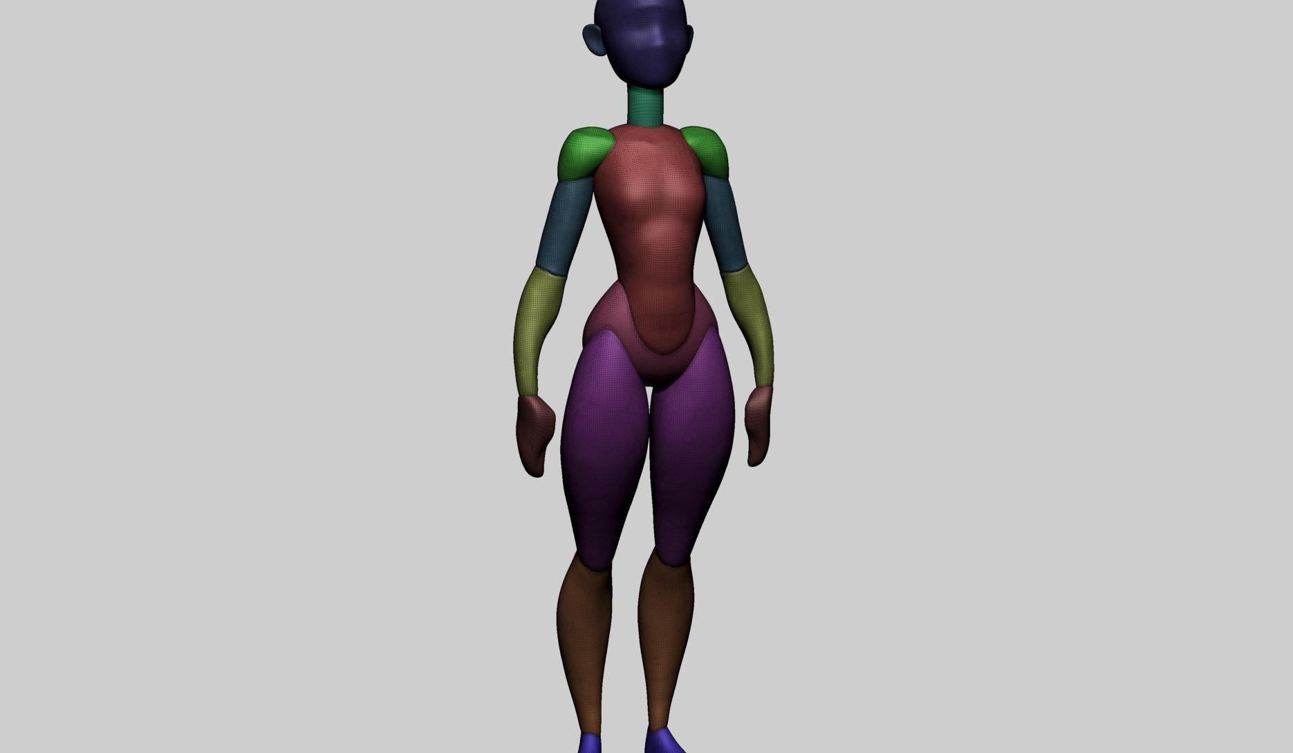 Base Cartoon Model 3D model_12