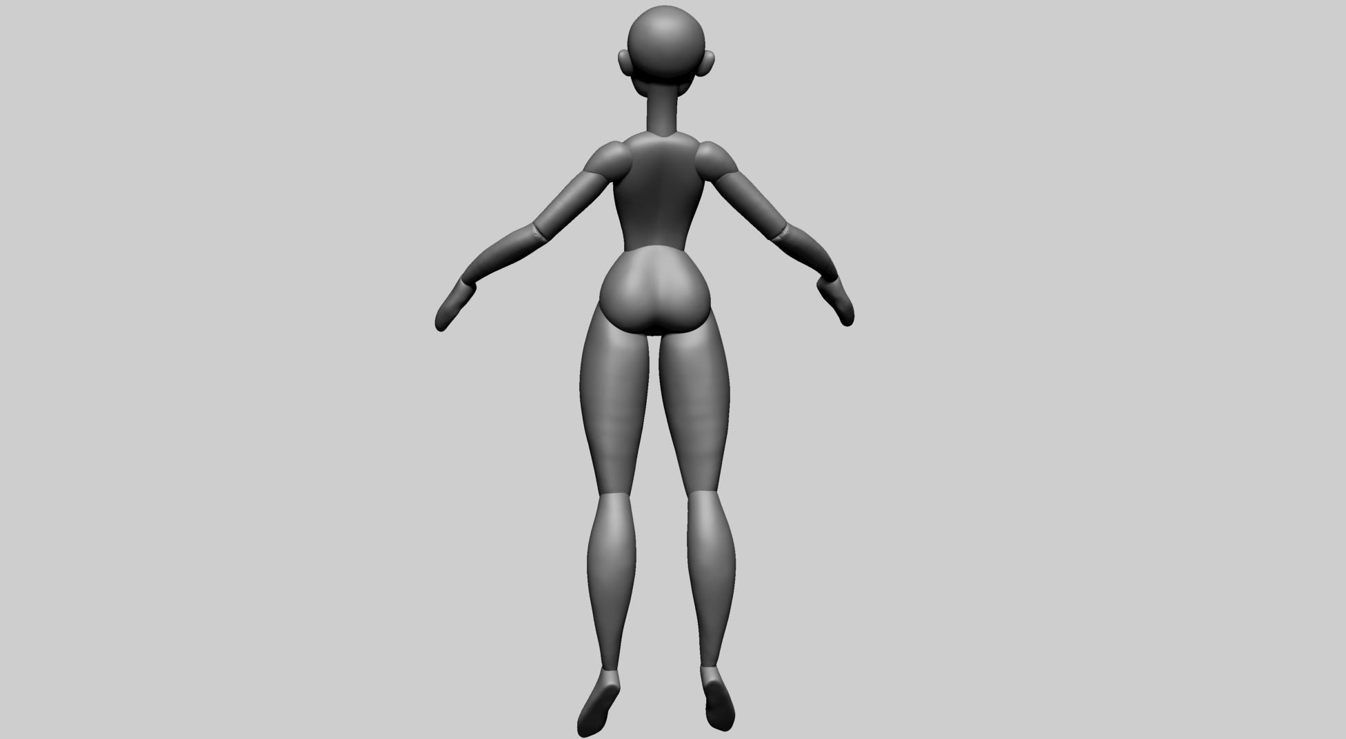 Base Cartoon Model 3D model_9