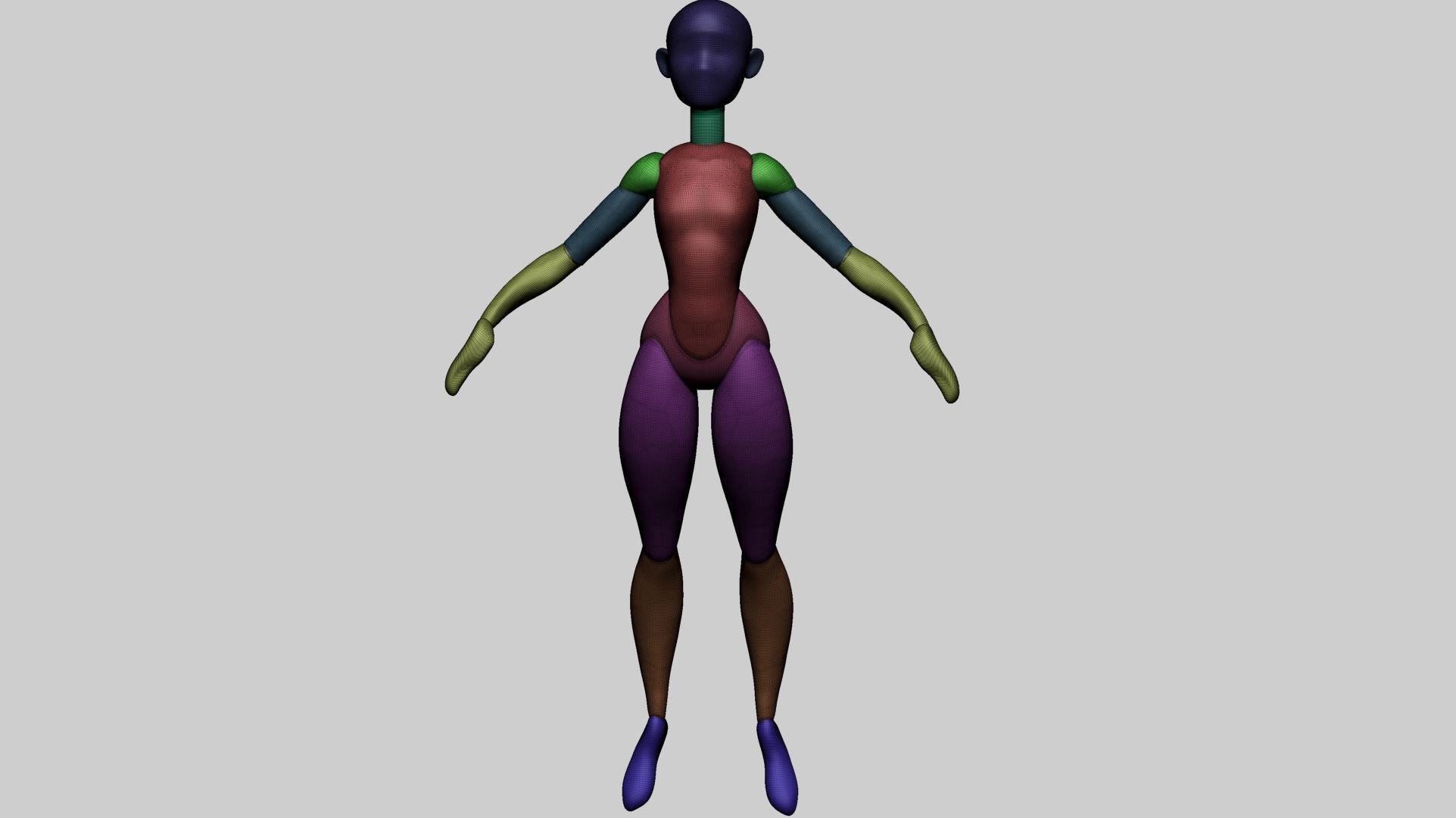 Base Cartoon Model 3D model_11