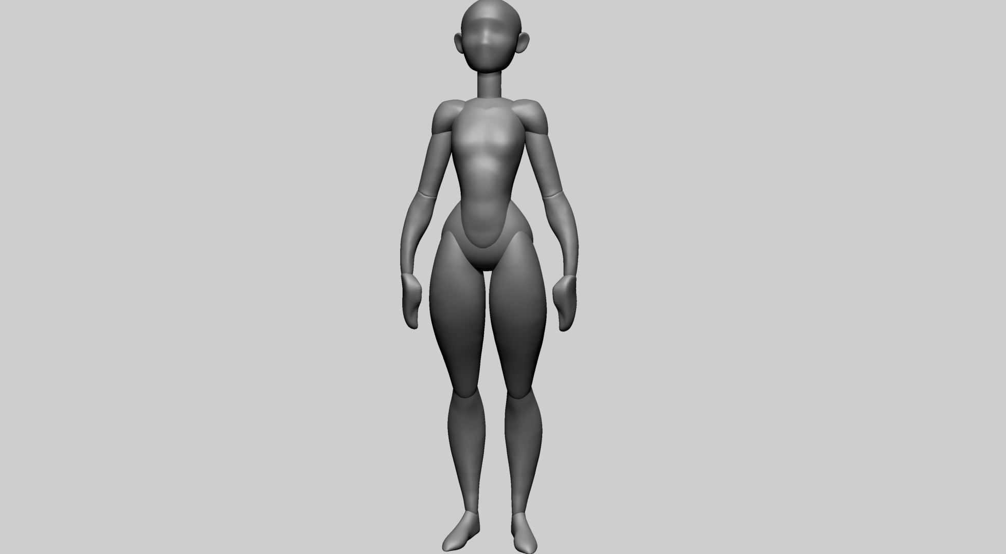 Base Cartoon Model 3D model_6